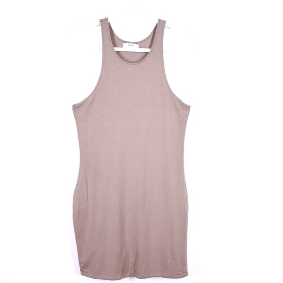 Mikoh Taupe Mini Dress - Picture 1 of 7
